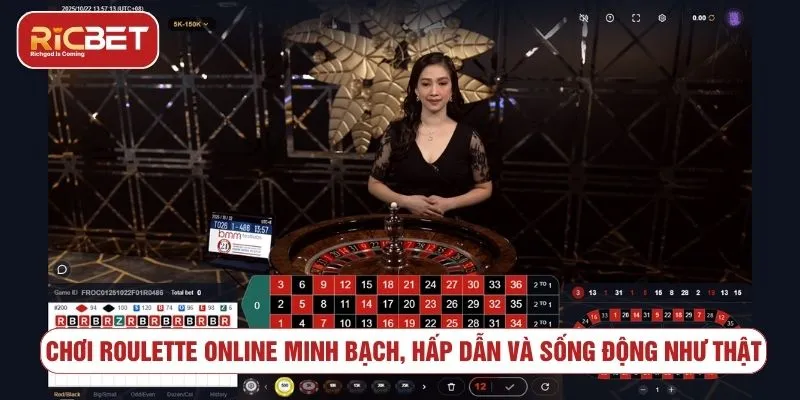 Cá Cược Roulette Trực Tuyến Với Trải Nghiệm Tuyệt Vời Nhất Chơi roulette online minh bạch, hấp dẫn và sống động như thật